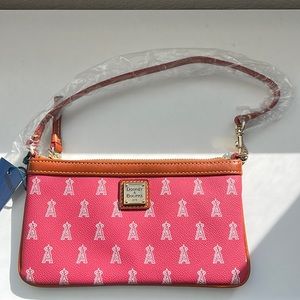 Brand new, Dooney & Bourke MLB Angels baseball clutch.